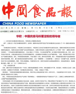 華歐：中國優級馬鈴薯淀粉的領導者